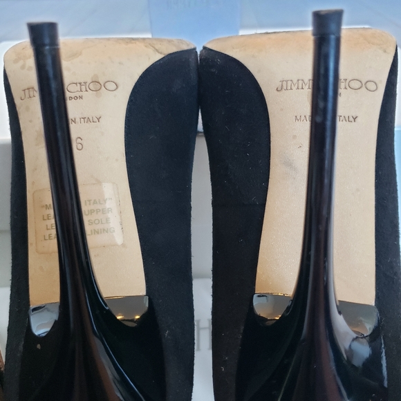 Jimmy Choo Anouk Suede Pumps in Black 36 - Picture 4 of 15